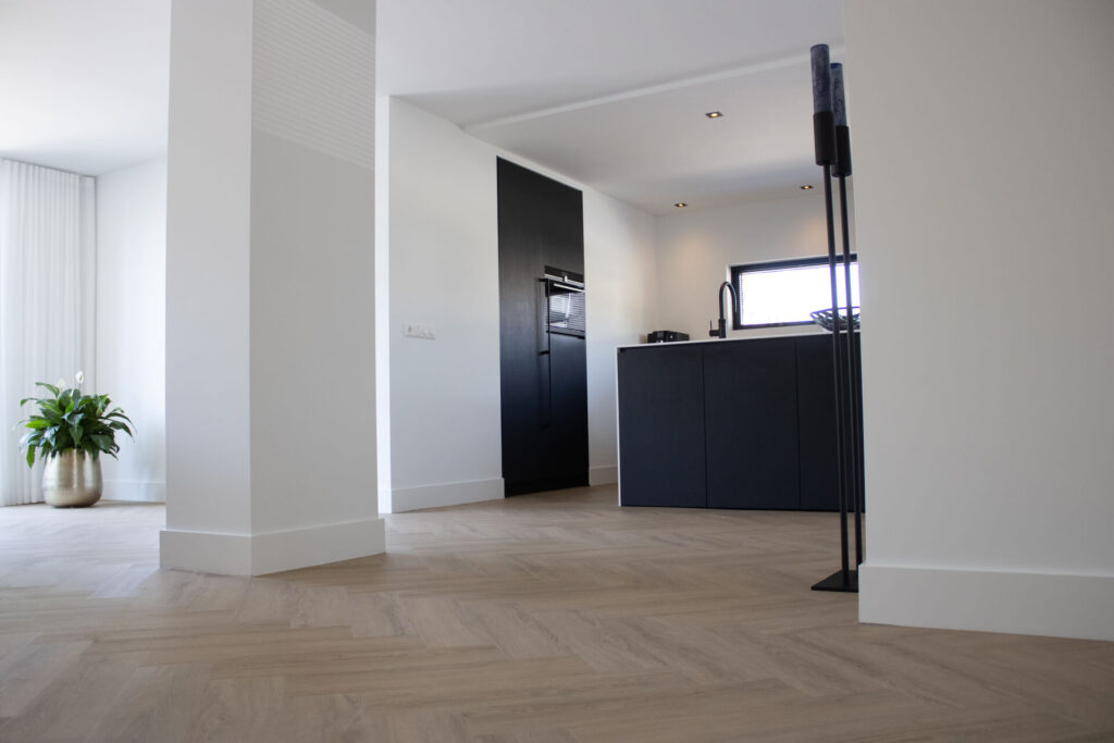 Warme PVC vloer in plaats van koude tegels